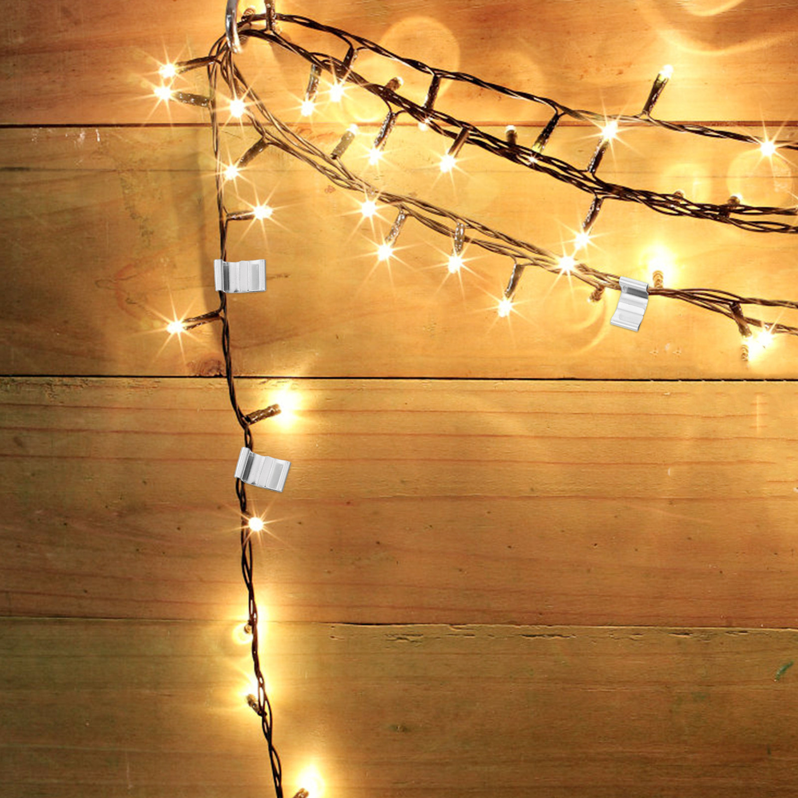 String Light Outdoor - 100 шт. нержавеющих металлических креплений для