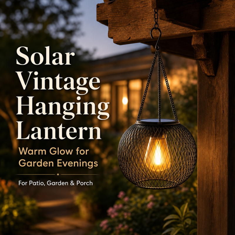 String Light Outdoor - Солнечный светодиодный подвесной напольный светильник для