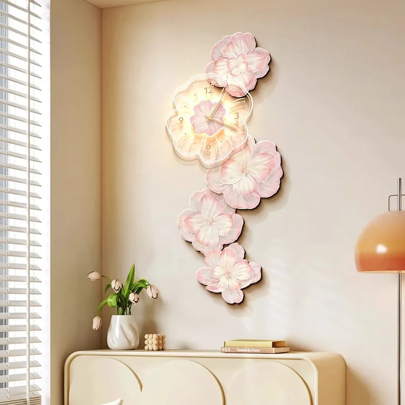 Lighting Home Decor Wall Clocks - Картина для украшения дома в виде