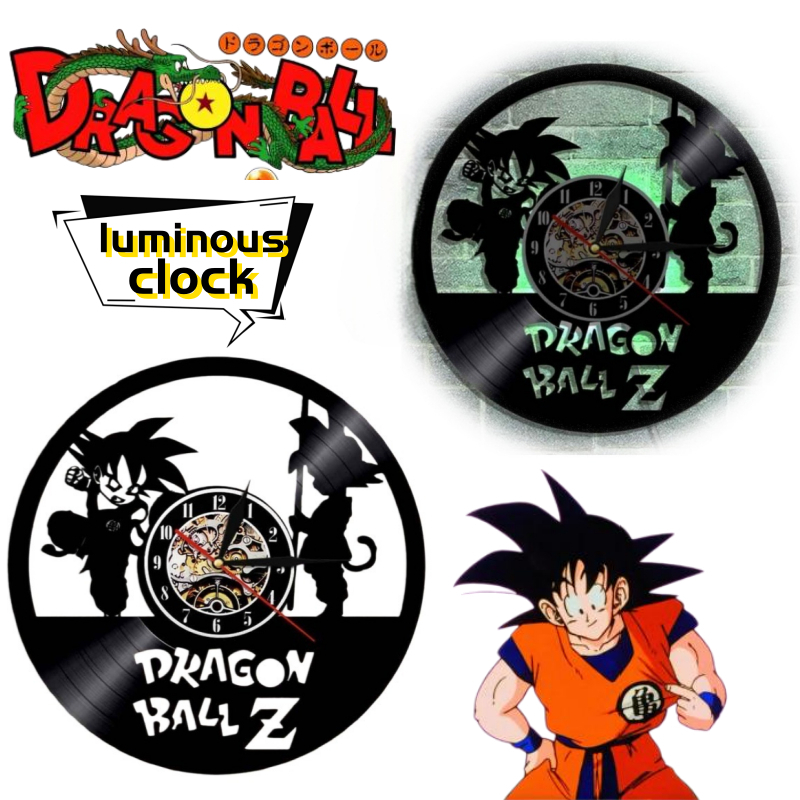 Lighting Decor Living Room - Настенные часы Dragon Ball Son Goku