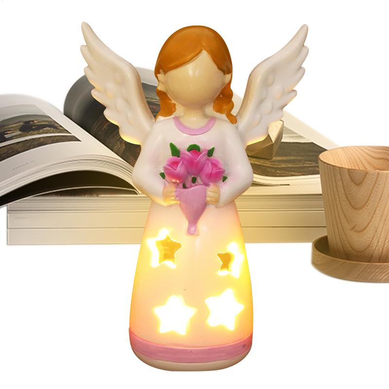 Lighting Decor Living Room - Подсвечник Лампа Статуя Ангела Лампа Для