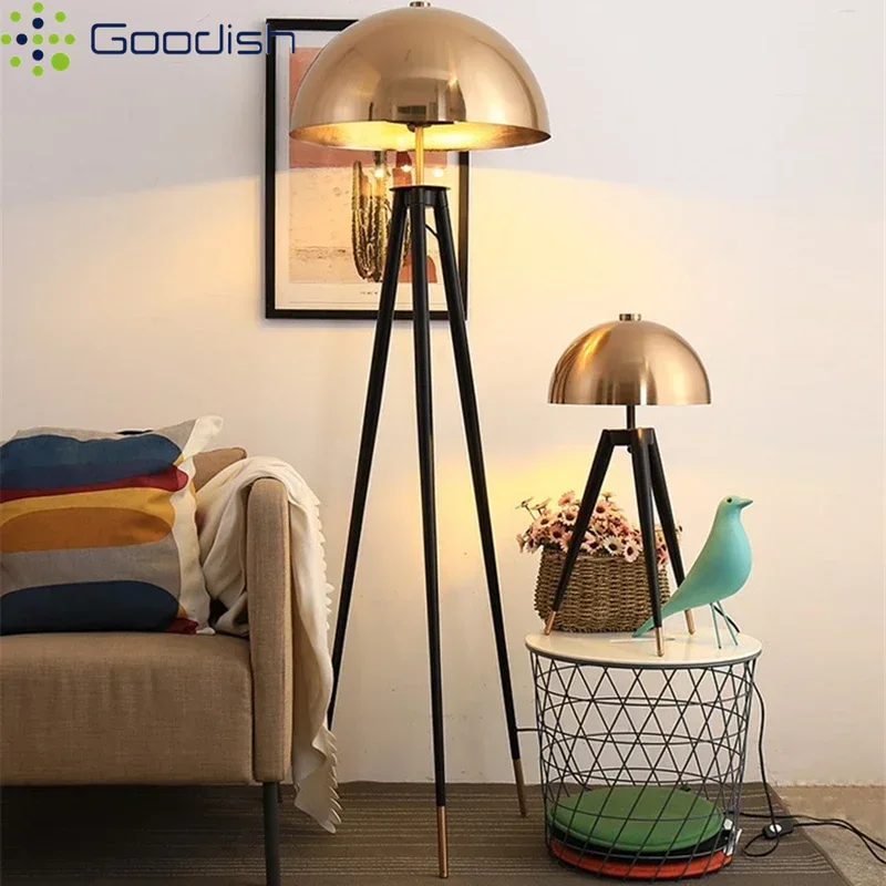 Floor Lamp Tripod - Современные минималистичные скандинавские светодиодные торшеры, винтажные