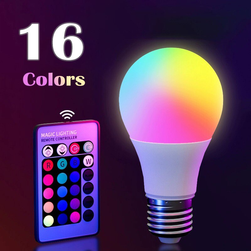 Touch Dimmer Lamp - Светодиодная RGB-лампа на 16 цветов, многоцветная,
