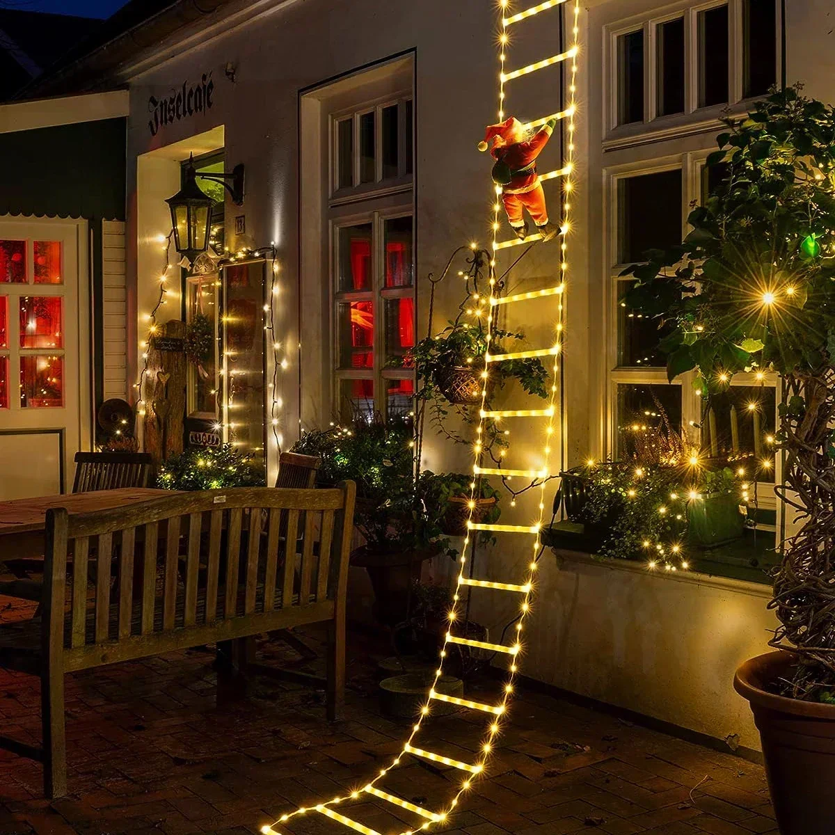Светодиодный лестница для Деда – обзор и цена String Light Outdoor