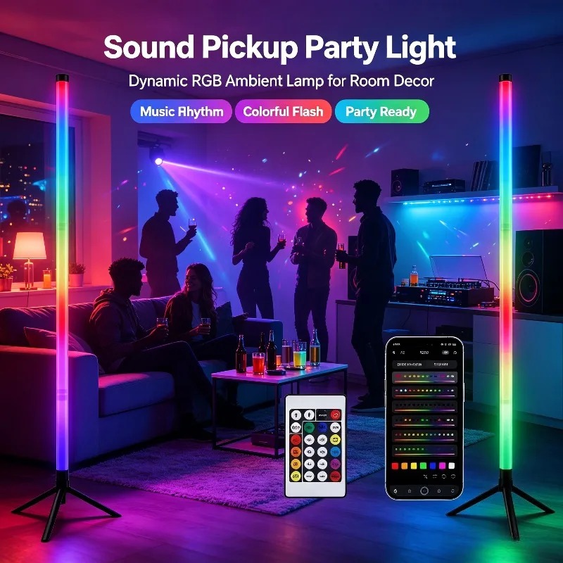Комплект из 2 RGB LED угловых  – обзор и цена Lighting Decor Room