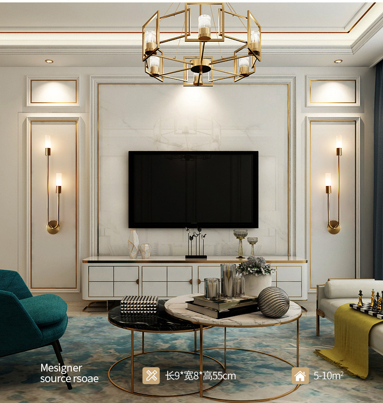 Ретро-светильник для гостиной, – обзор и цена Lighting Decor Living Room