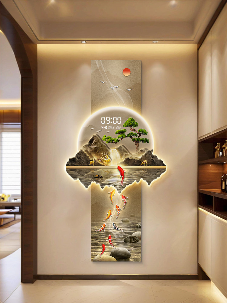 Дизайнерские роскошные настенн – обзор и цена Lighting Home Decor Wall Clocks