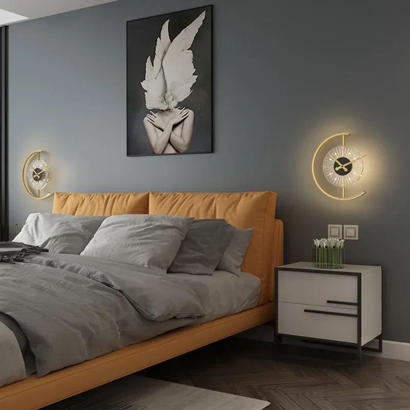 Современный светодиодный насте – обзор и цена Lighting Home Decor Wall Clocks