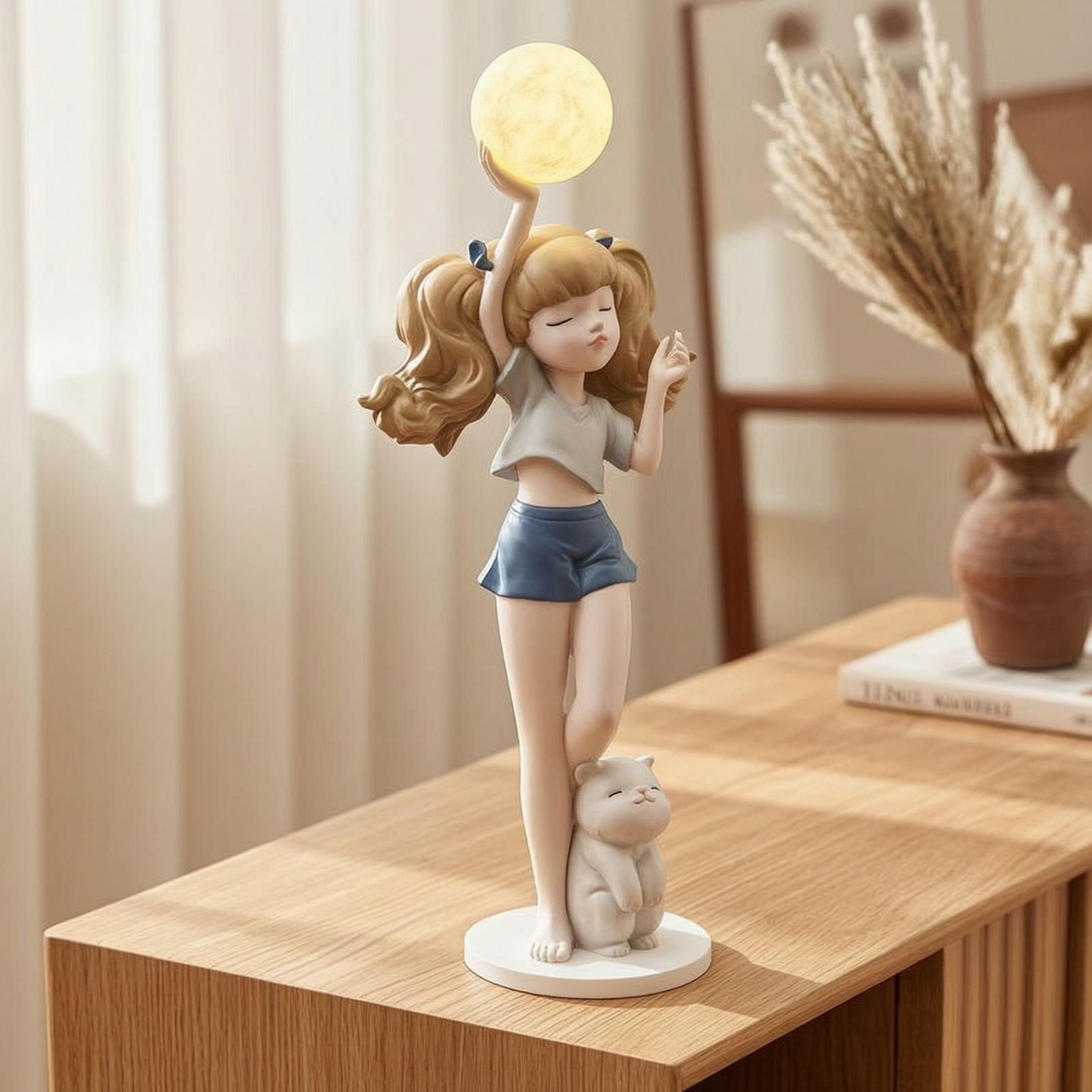 Элегантная фигурка-лампа в вид – обзор и цена Lighting Decor Living Room
