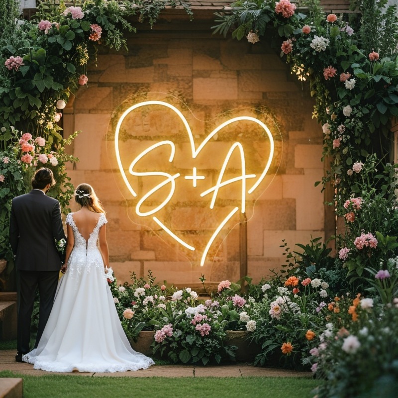 Светодиодная неоновая вывеска  – обзор и цена Lighting Decoration Wedding