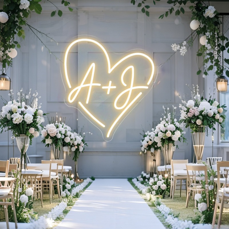 Светодиодная неоновая вывеска  – обзор и цена Lighting Decoration Wedding