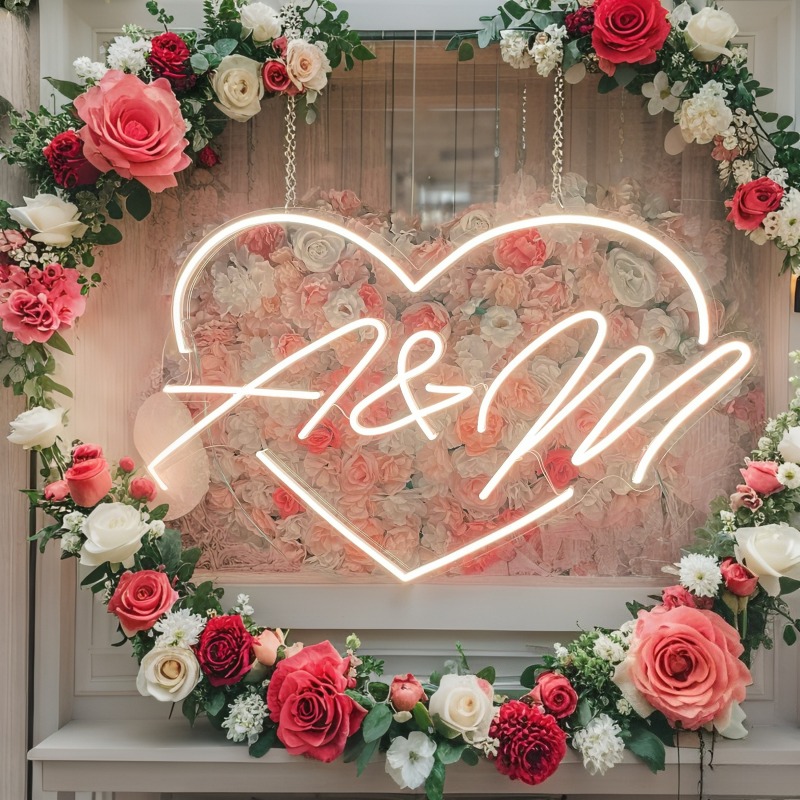 Светодиодная неоновая вывеска  – обзор и цена Lighting Decoration Wedding