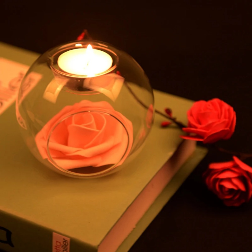 6/12 шт. Стеклянные круглые по – обзор и цена Lighting Decoration Wedding