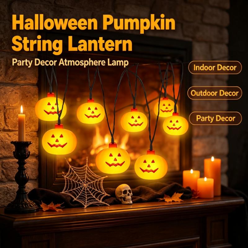 Гирлянда из тыквенных фонарико – обзор и цена String Light Outdoor