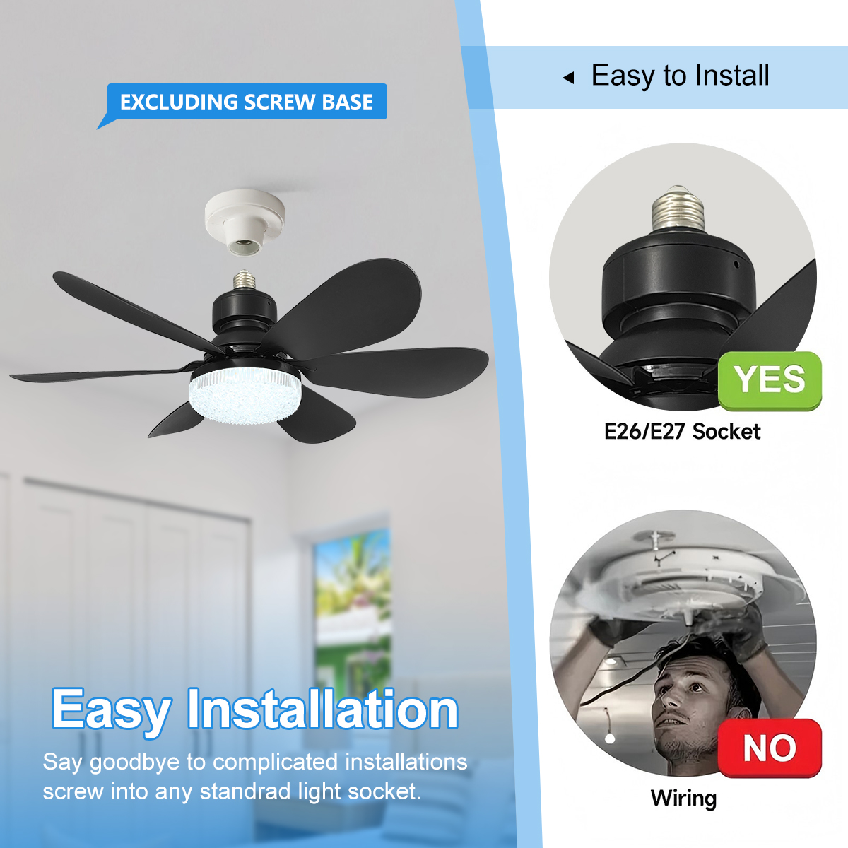 Потолочный вентилятор с хруста – обзор и цена Decor Lighting Ceiling Fans